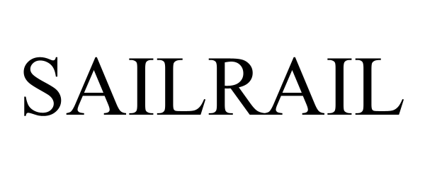 Trademark Logo SAILRAIL