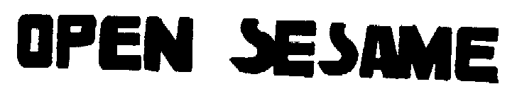 Trademark Logo OPEN SESAME