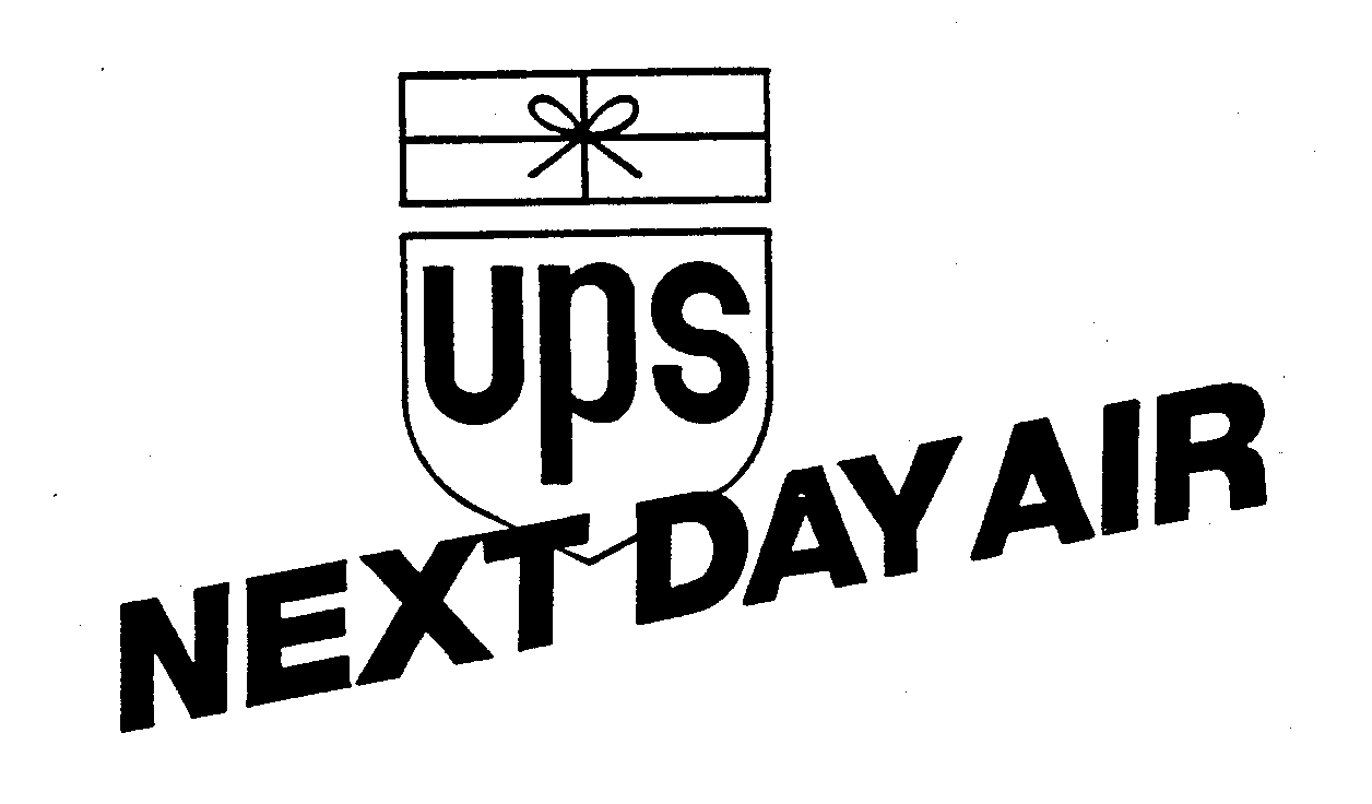 Trademark Logo UPS NEXT DAY AIR