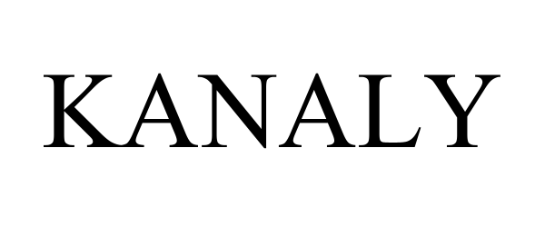 Trademark Logo KANALY