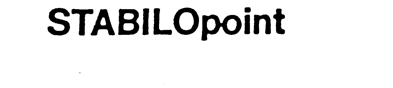 Trademark Logo STABILOPOINT