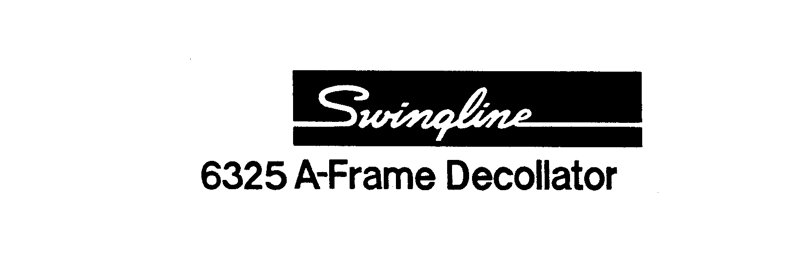  SWINGLINE 6325 A-FRAME DECOLLATOR