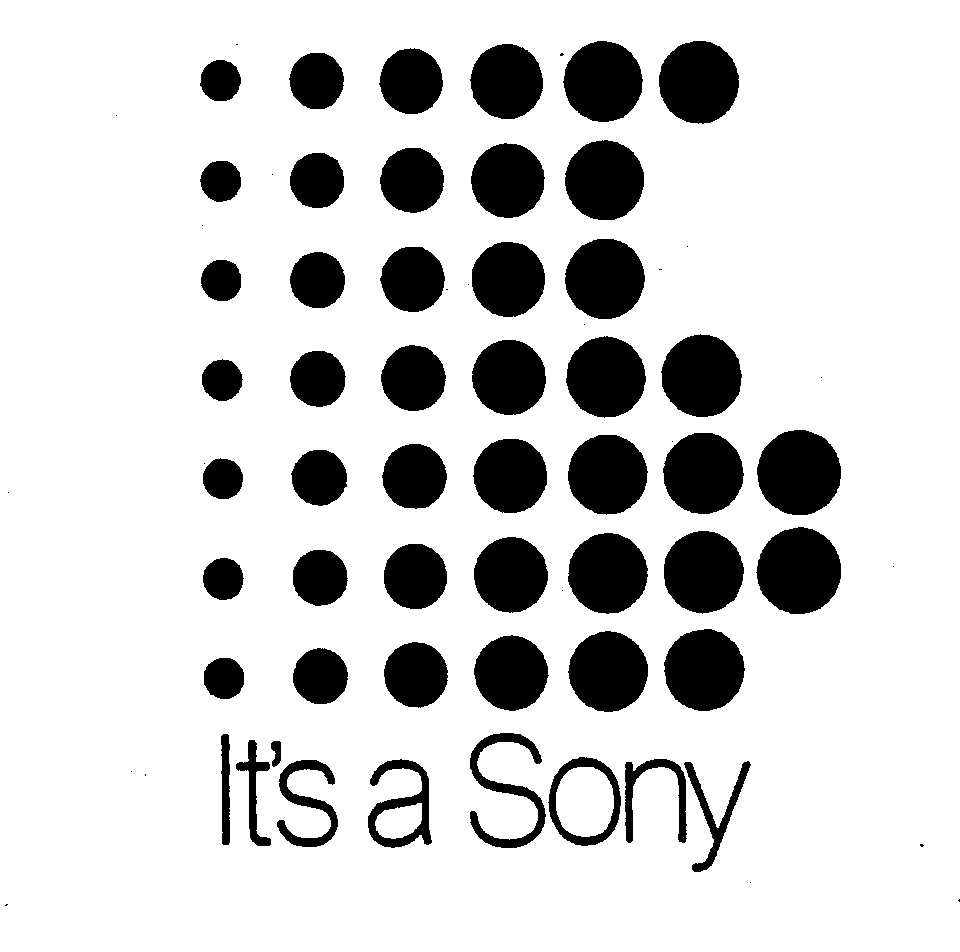 Trademark Logo IT'S A SONY