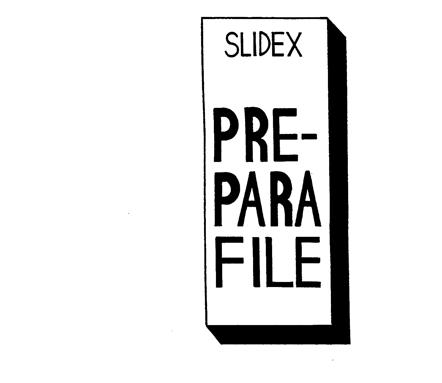  SLIDEX PRE-PARA FILE