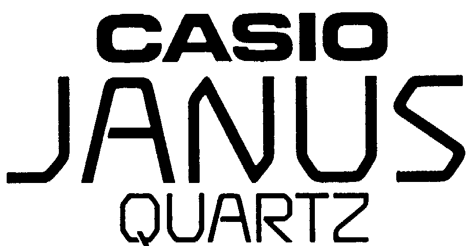 Trademark Logo CASIO JANUS QUARTZ