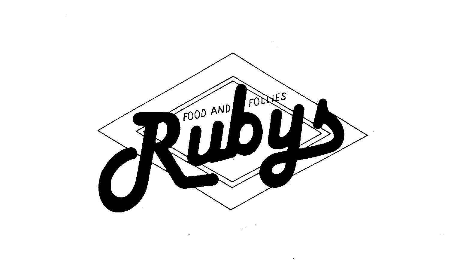 Trademark Logo RUBYS FOOD AND FOLLIES