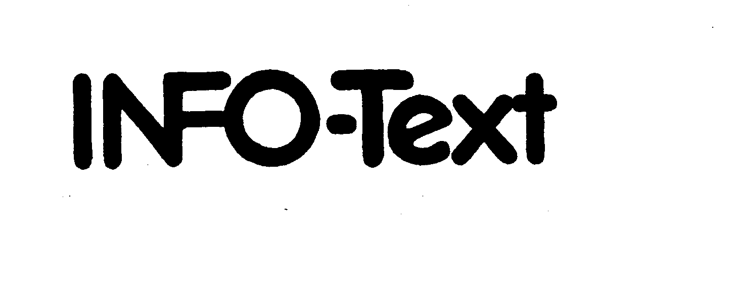 Trademark Logo INFO-TEXT
