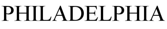 Trademark Logo PHILADELPHIA