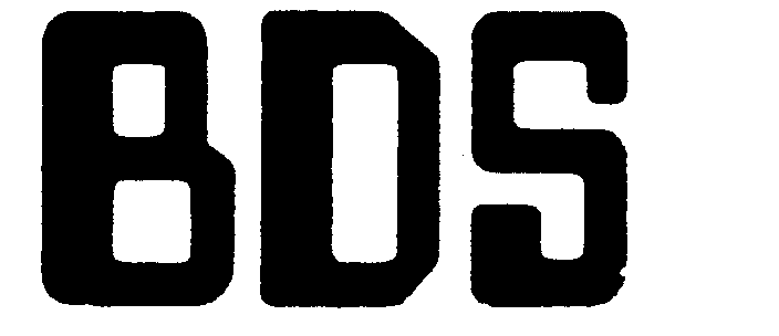 Trademark Logo BDS