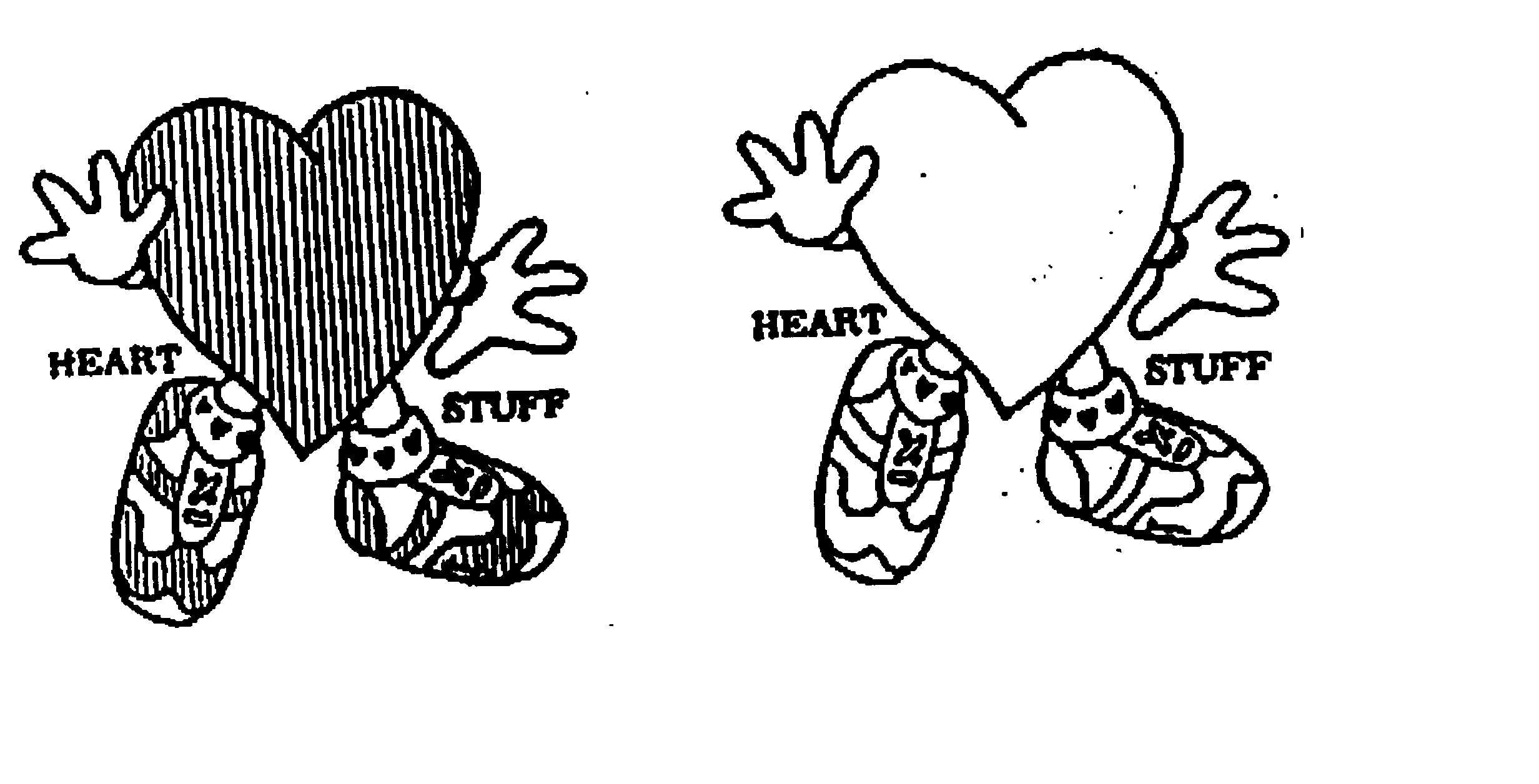 Trademark Logo HEART STUFF