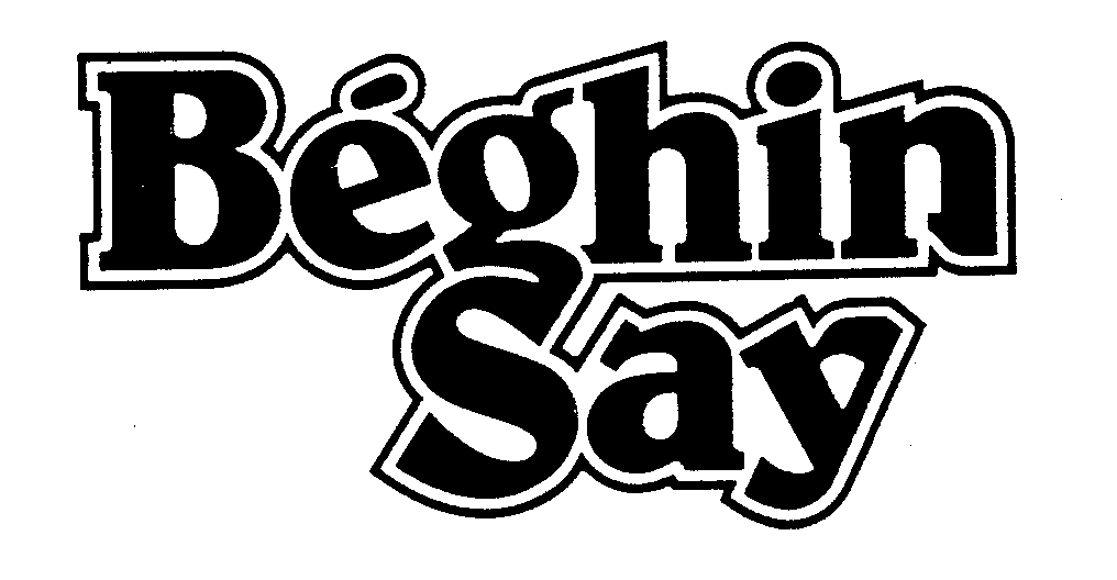 Trademark Logo BEGHIN SAY