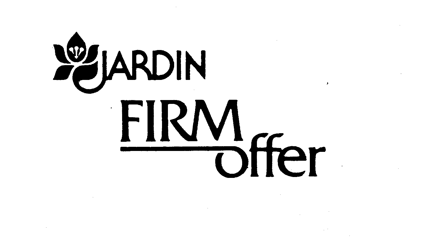 Trademark Logo JARDIN FIRM OFFER