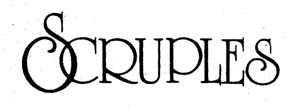 Trademark Logo SCRUPLES
