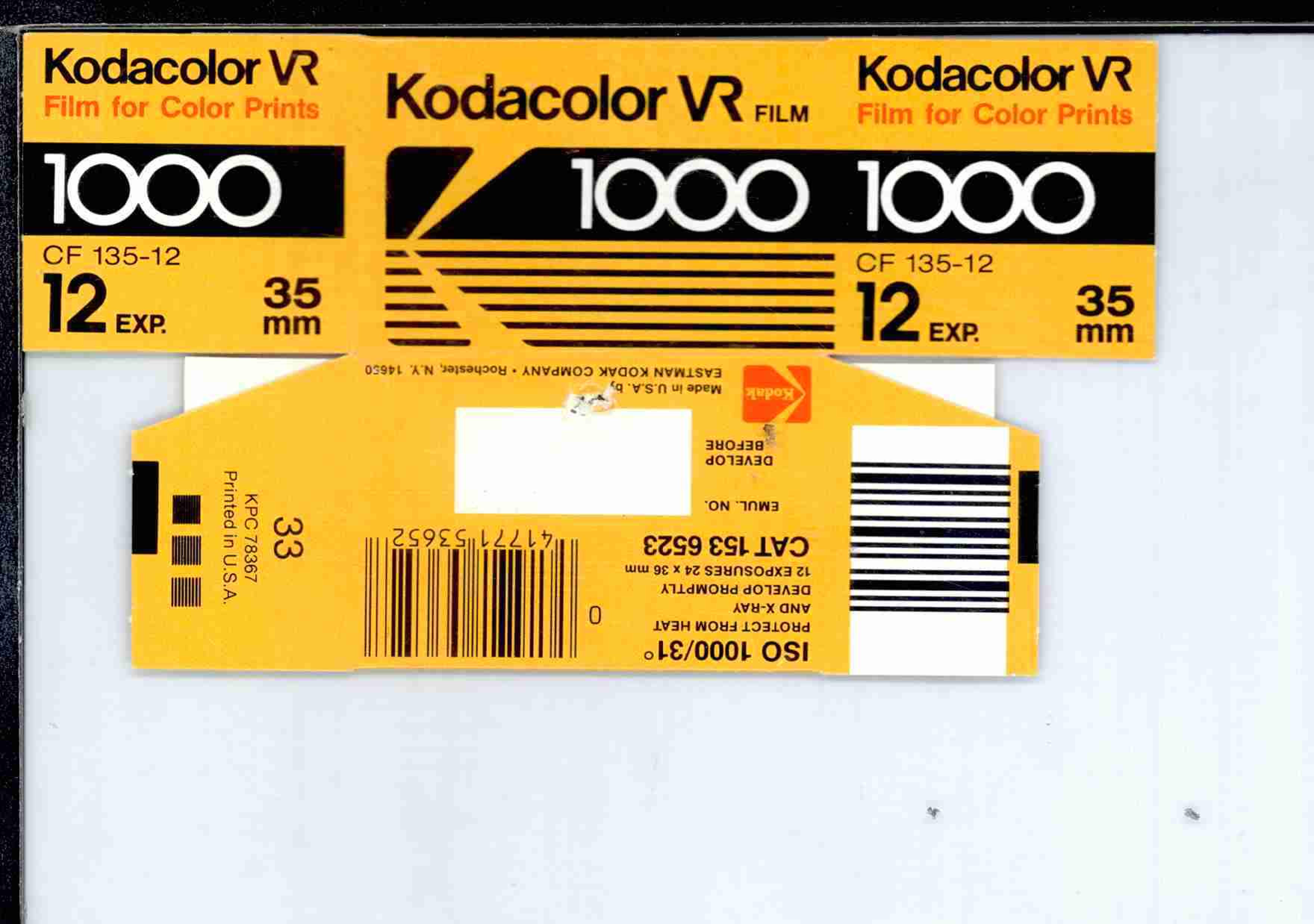 Trademark Logo KODACOLOR VR