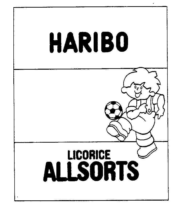 Trademark Logo HARIBO LICORICE ALLSORTS