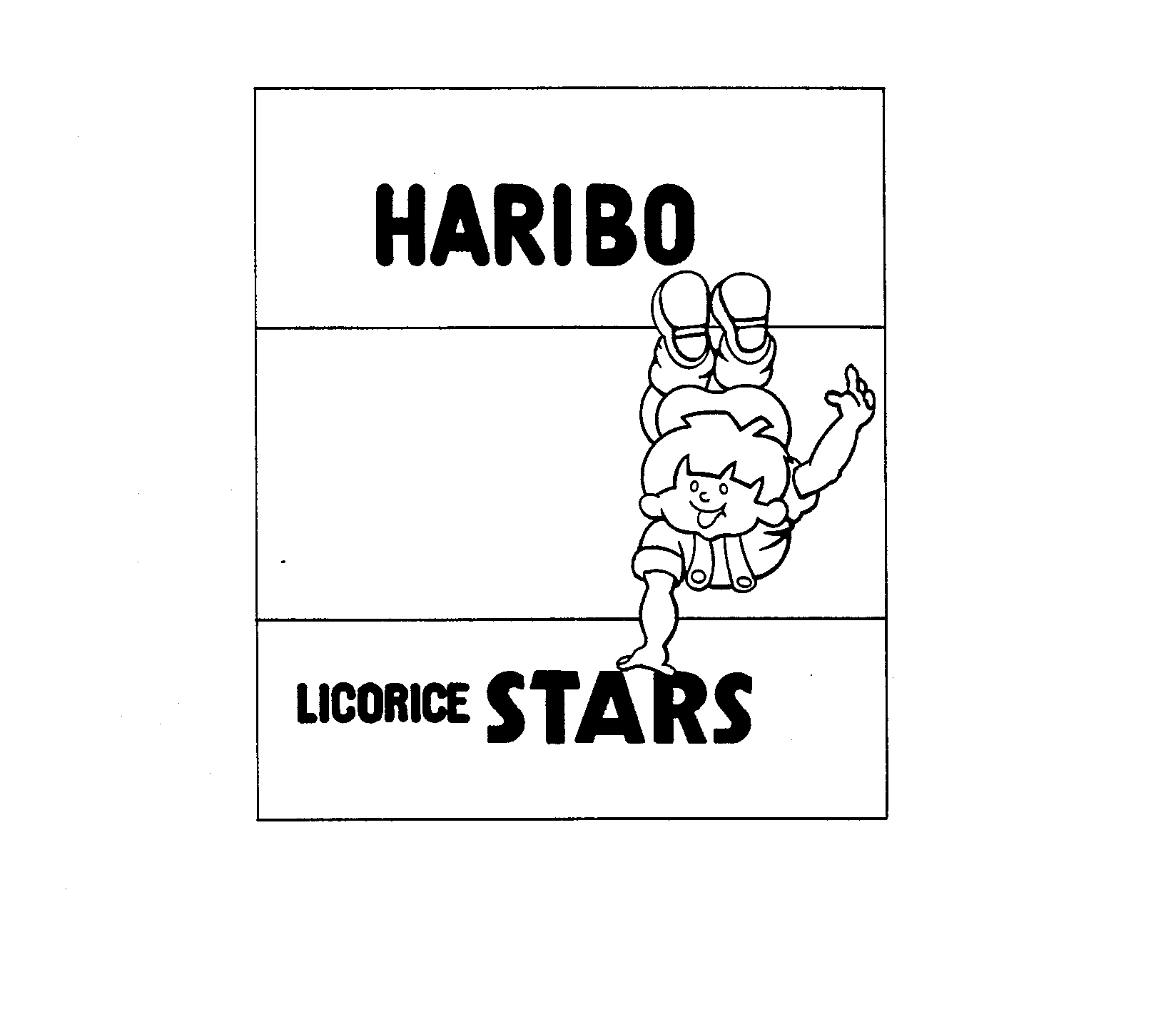 Trademark Logo HARIBO LICORICE STARS