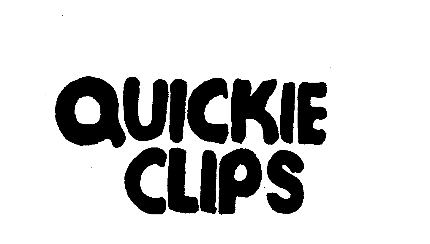 Trademark Logo QUICKIE CLIPS