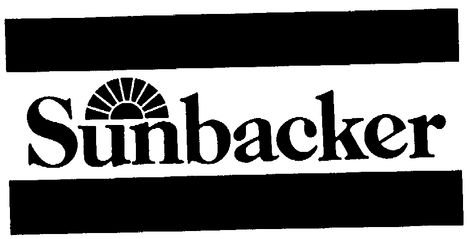 Trademark Logo SUNBACKER