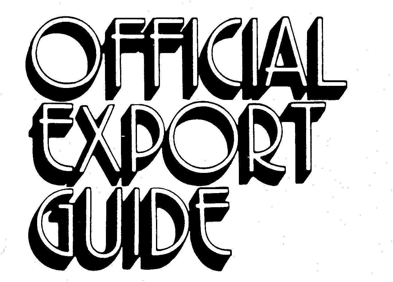  OFFICIAL EXPORT GUIDE