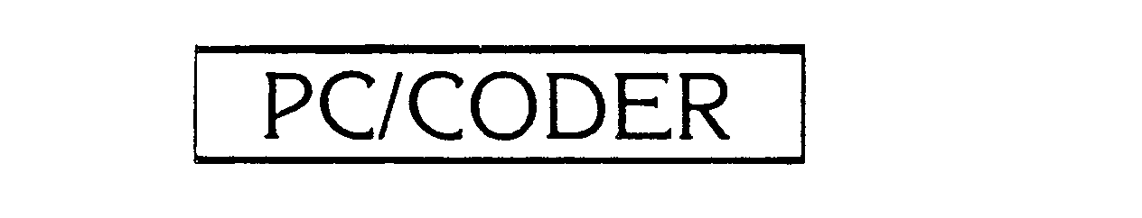 Trademark Logo PC/CODER