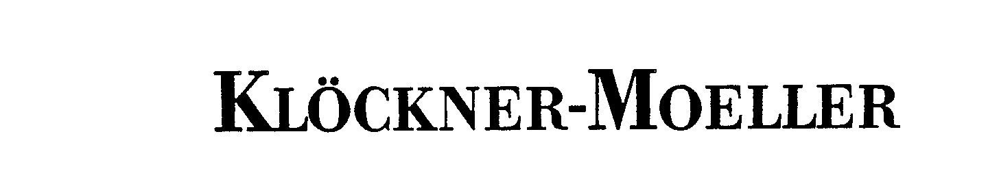  KLOCKNER-MOELLER