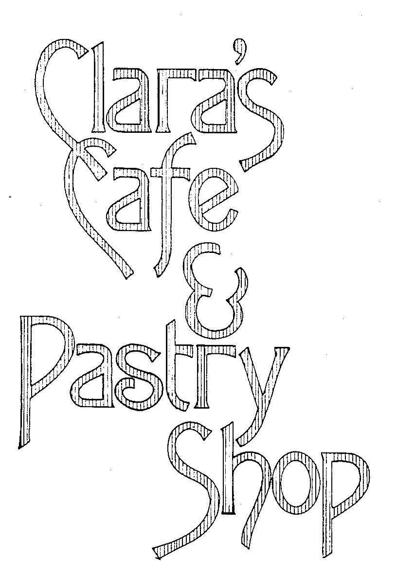 Trademark Logo CLARA'S CAFE & PASTRY SHOP