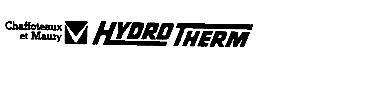 Trademark Logo CHAFFOTEAU ET MAURY HYDROTHERM