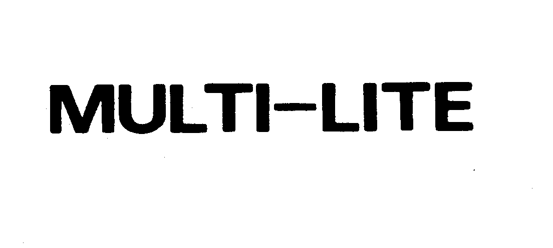 Trademark Logo MULTI-LITE