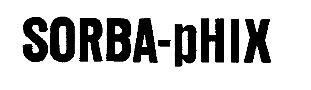 Trademark Logo SORBA-PHIX