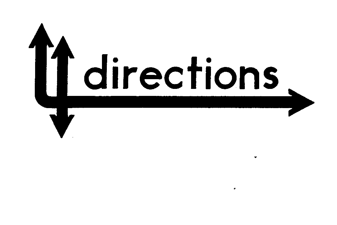 Trademark Logo DIRECTIONS
