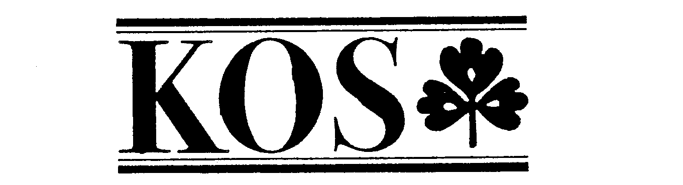 Trademark Logo KOS