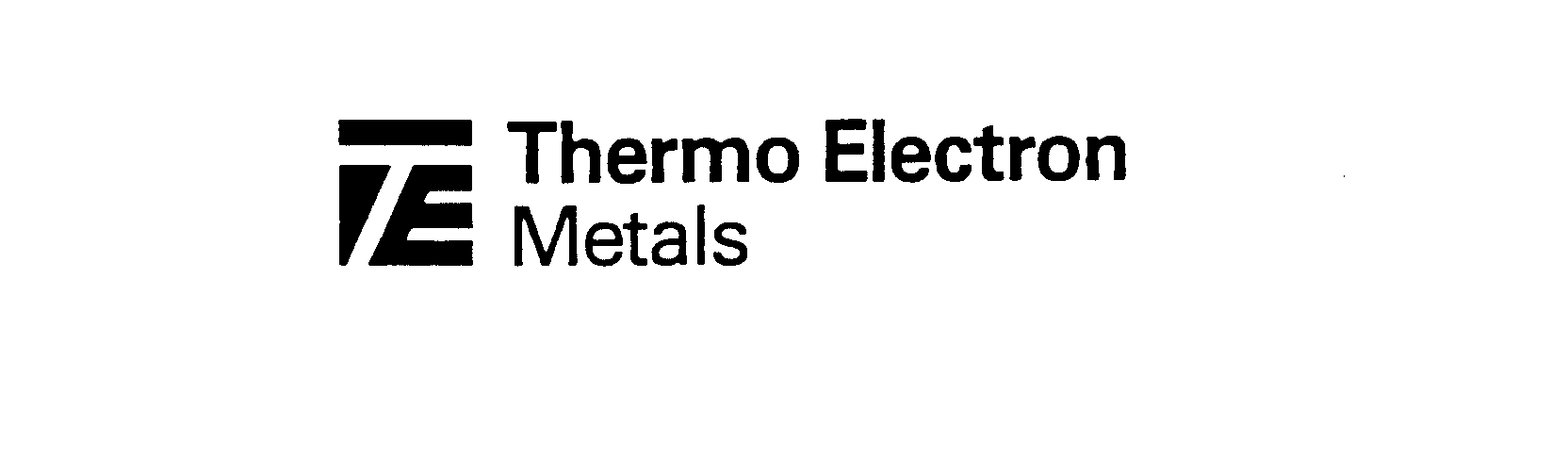 Trademark Logo TE THERMO ELECTRON METALS