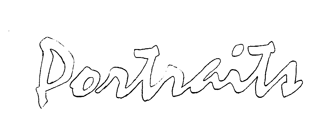 Trademark Logo PORTRAITS