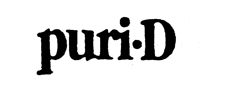 Trademark Logo PURI.D
