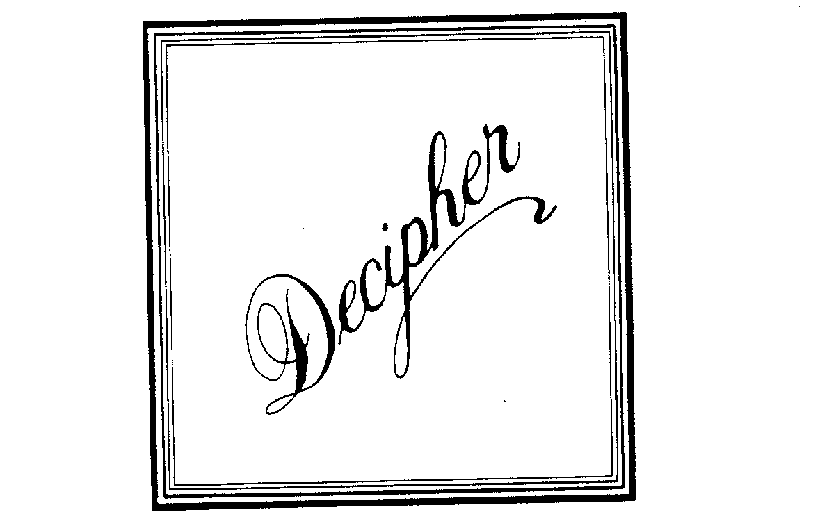 Trademark Logo DECIPHER