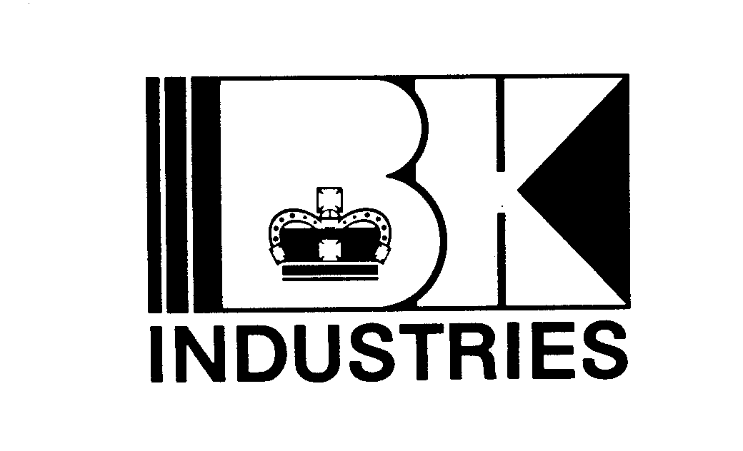 Trademark Logo BK INDUSTRIES