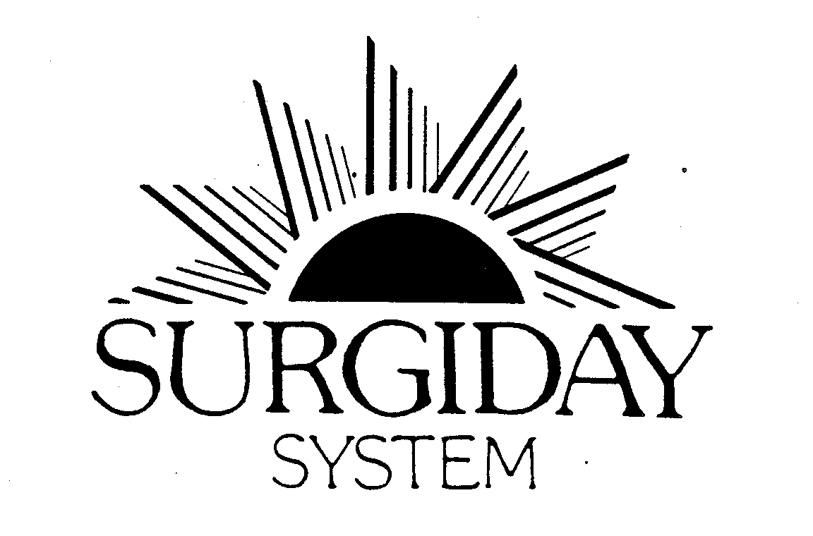 Trademark Logo SURGIDAY SYSTEM