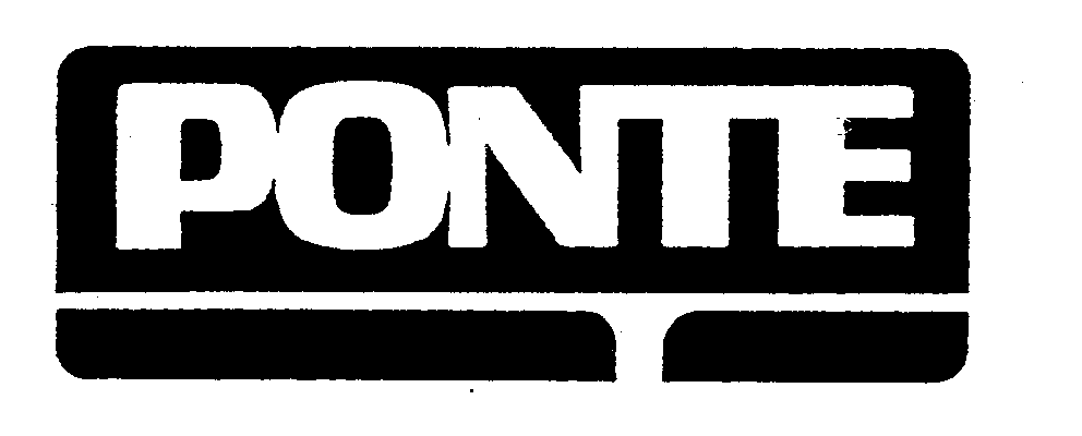 Trademark Logo PONTE