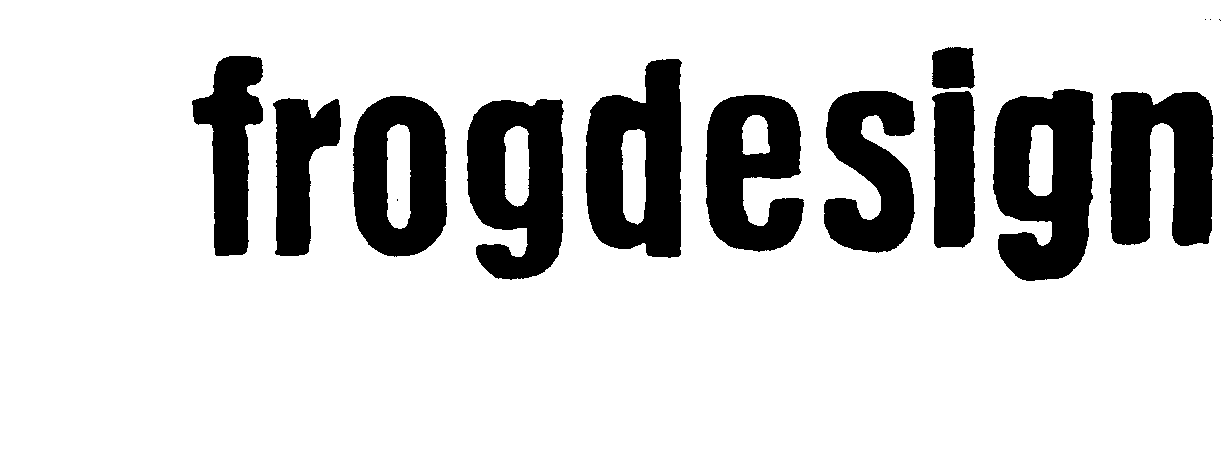 Trademark Logo FROGDESIGN
