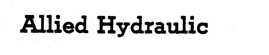 Trademark Logo ALLIED HYDRAULIC