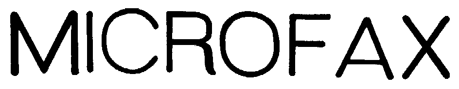 Trademark Logo MICROFAX