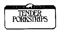 Trademark Logo TENDER PORKSTRIPS PIERCE COUNTRY