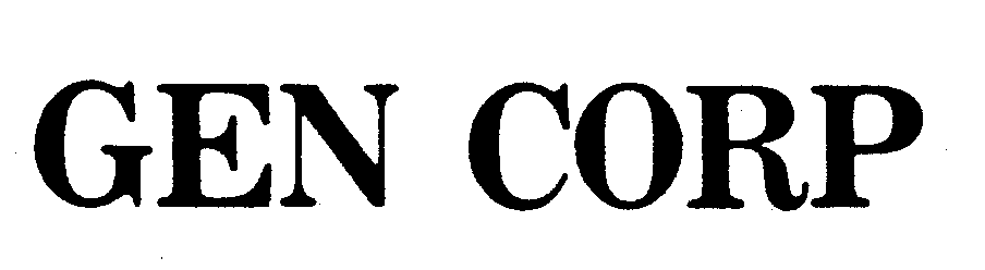 Trademark Logo GEN CORP