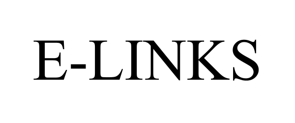 Trademark Logo E-LINKS