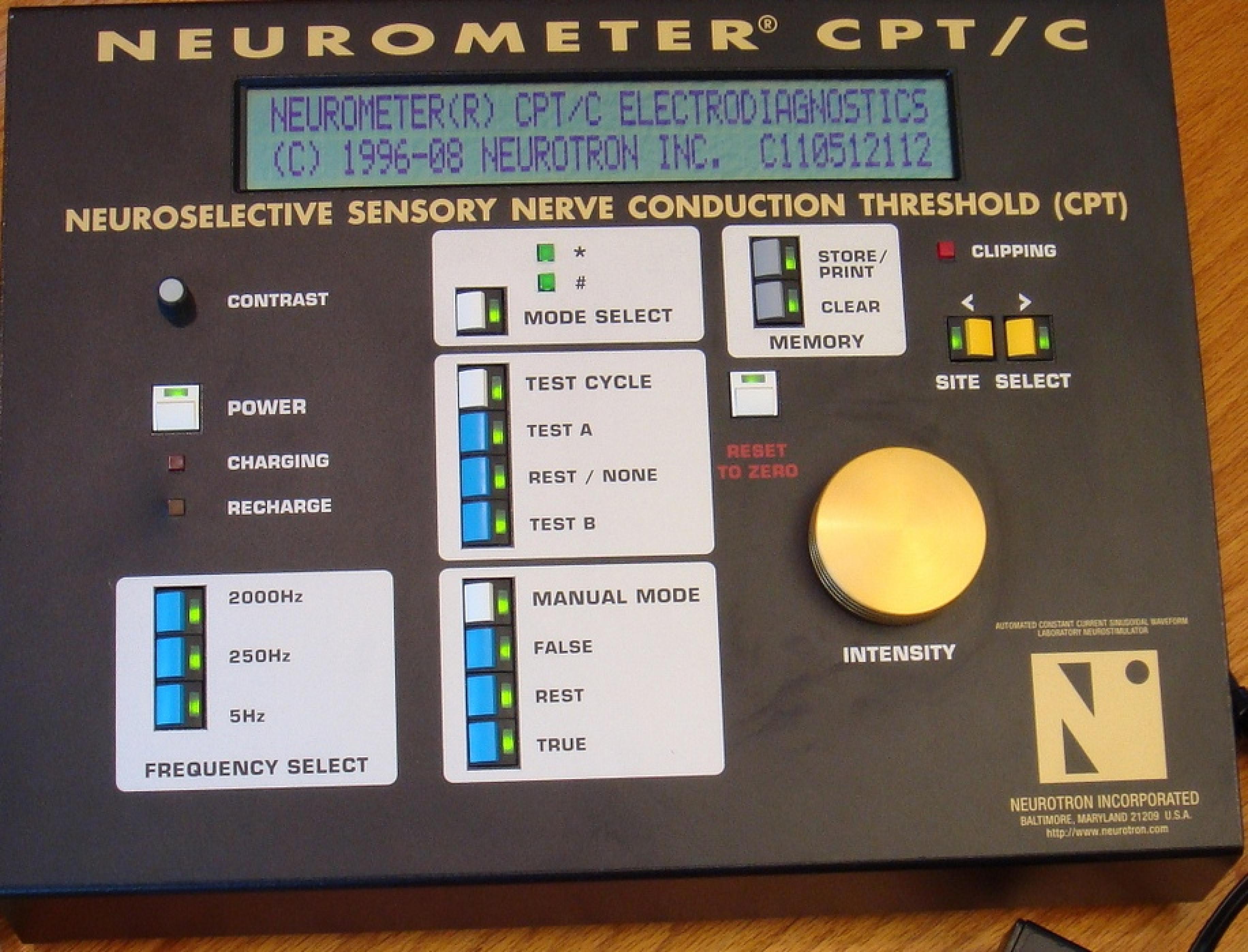 Trademark Logo NEUROMETER