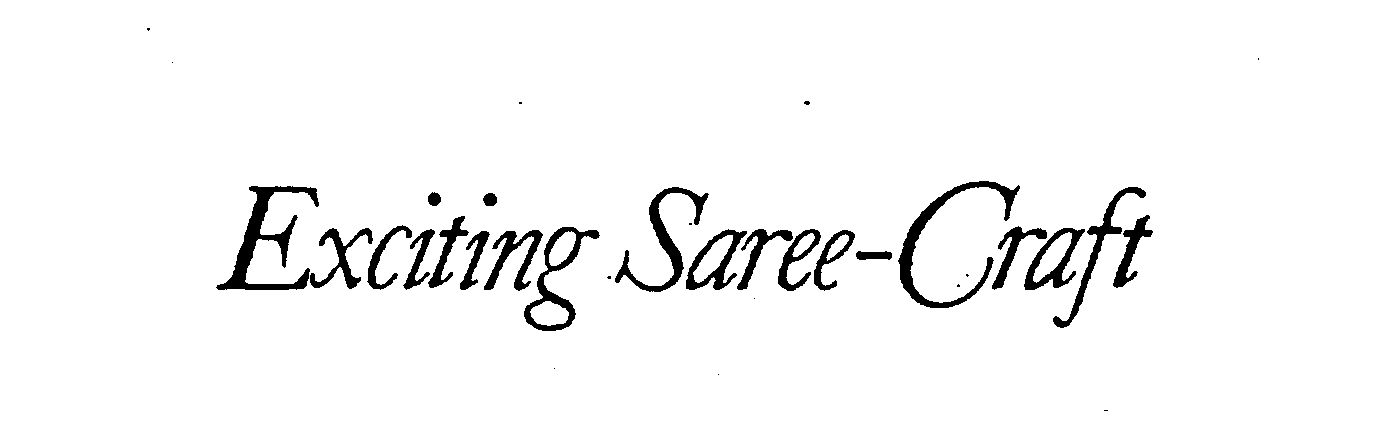  EXCITING SAREE-CRAFT