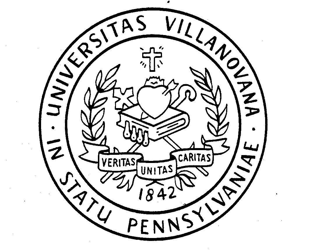  UNIVERSITAS VILLANOVANA IN STATU PENNSYLVANIAE VERITAS UNITAS CARITAS 1842