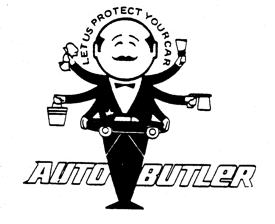 Trademark Logo AUTO BUTLER LET US PROTECT YOUR CAR