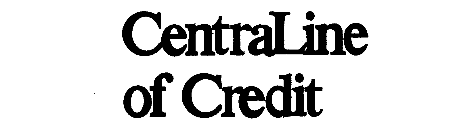  CENTRALINE OF CREDIT