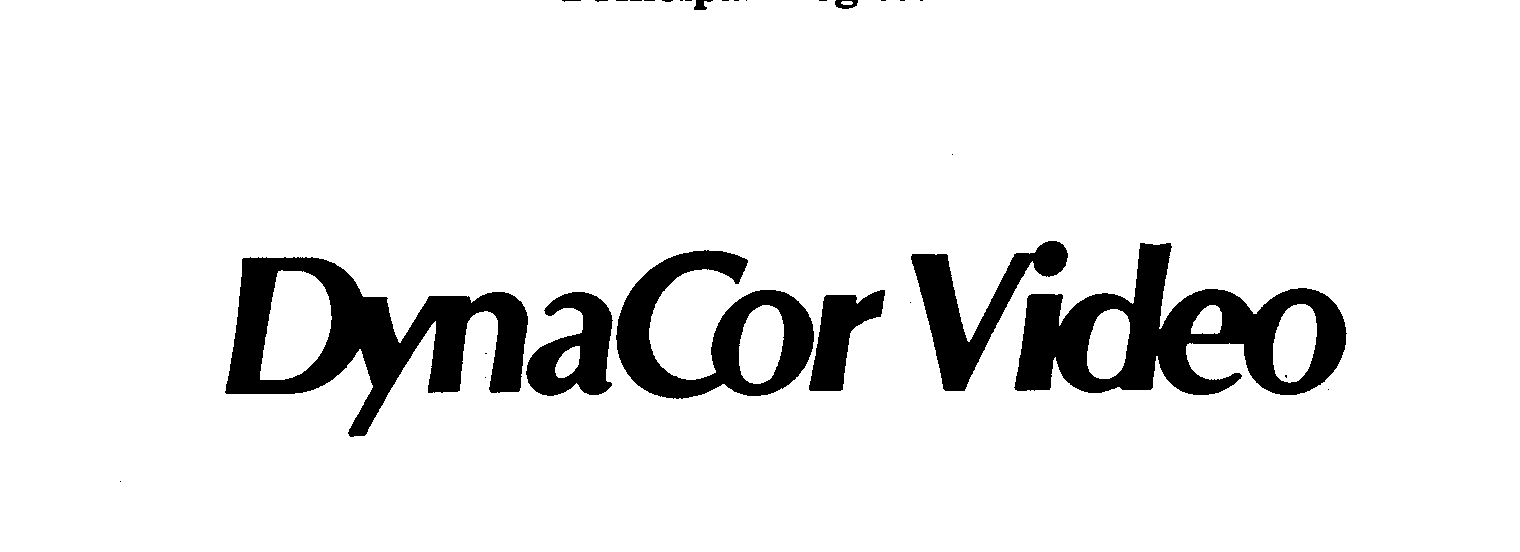 Trademark Logo DYNACOR VIDEO